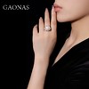 GAONAS 925银锆石戒指 高纳仕 轻奢白色正圆白珠戒指WJ011330 商品缩略图4