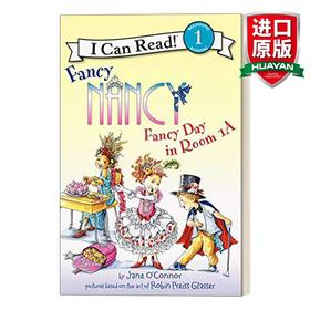 Collins柯林斯 英文原版 I Can Read 1 Fancy Nancy Fancy Day in Room 1-A 漂亮的南希 教室里的完美一D天 小俏妞希希分级读物 英文版 进口英语书