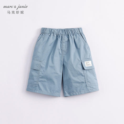 马克珍妮新款夏装男童工装大口袋纯棉七分裤 儿童裤子230986 商品图2