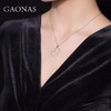 GAONAS 坠链均925银锆石 高纳仕  时尚黄葫芦项链 YX076300 商品缩略图4