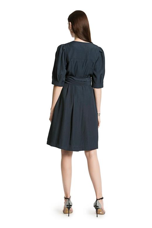 NOIR V领泡泡袖连衣裙 2543 商品图2