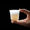 冰种玉瓷一号聚香杯10入  白瓷茶杯羊脂玉功夫陶瓷杯子品茗杯手工 商品缩略图0