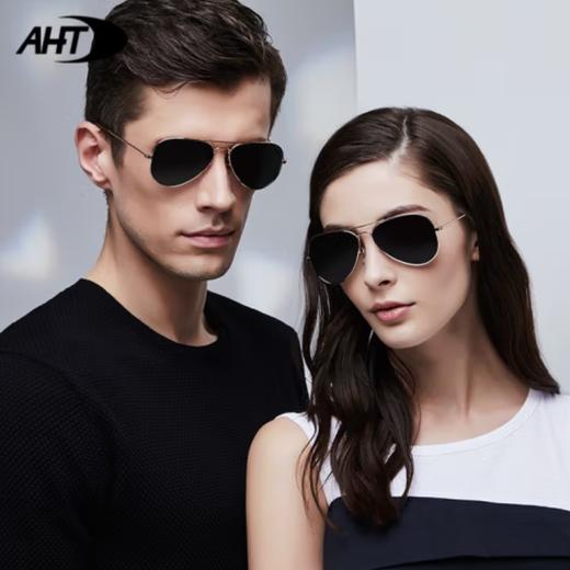 AHT偏光太阳眼镜飞行员款 AP0002-C3 黑色 商品图1