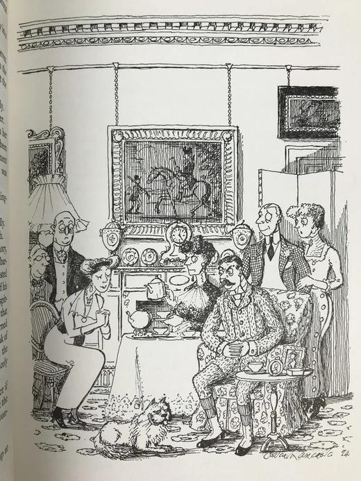 萨基短篇故事集（1983） 奥斯伯特·兰开斯特趣味插图 精装大32开带书匣 商品图7