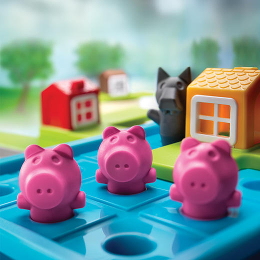 SmartGames 三只小猪 拼图 适合年龄3+ 儿童益智 比利时游戏 SG023 商品图4
