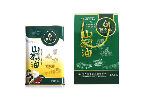 桂之坊山茶油 1L马口铁礼盒装 商品图0