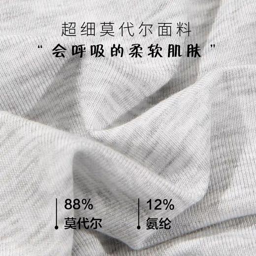 【超值超细莫代尔】SCHIESSER 德国舒雅铂雅男士超细莫代尔一片式纯色平角裤95/18661T 商品图3