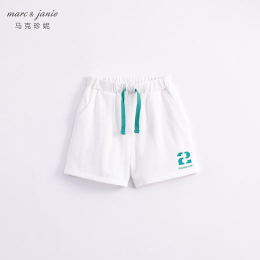 【凉感抗菌】马克珍妮新款夏装 男童字母运动短裤230878 商品图1