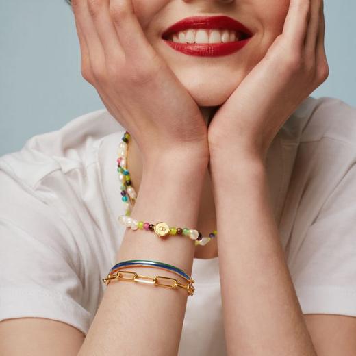 北京仓｜Barbóra-Eye-眼睛金币 绿色 手链［希腊设计师] 商品图1