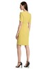 NOIR 黄色收腰修身连衣裙 2542 商品缩略图2