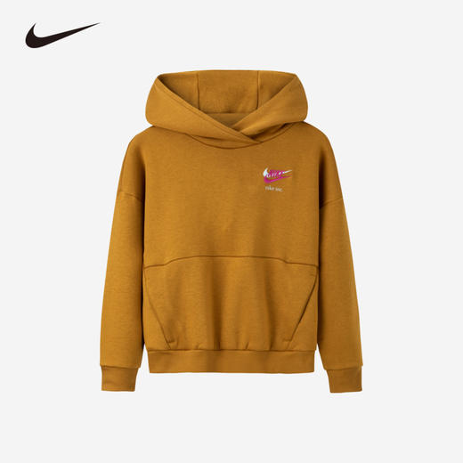 Nike Sportswear Icon Fleece 大童 Oversize 风套头连帽衫 DX5142 商品图8