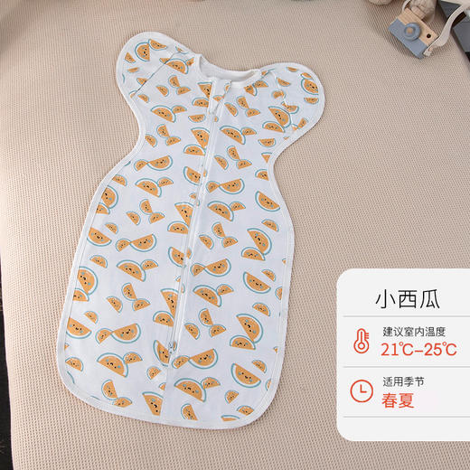 【防惊跳！婴儿襁褓包】360°环绕不惊跳，睡袋纯棉初生儿襁褓包巾，春夏秋宝宝睡觉sh 商品图8