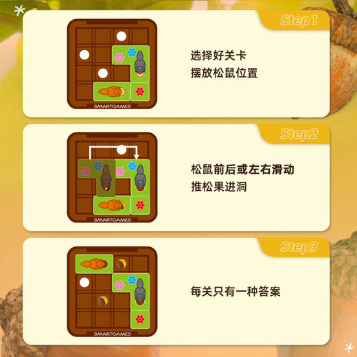 比利时 Smart Games Squirrels Go Nuts 疯狂松鼠 6+ SG 425 商品图3