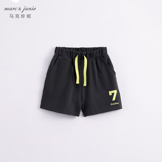 【凉感抗菌】马克珍妮新款夏装 男童字母运动短裤230878 商品图3