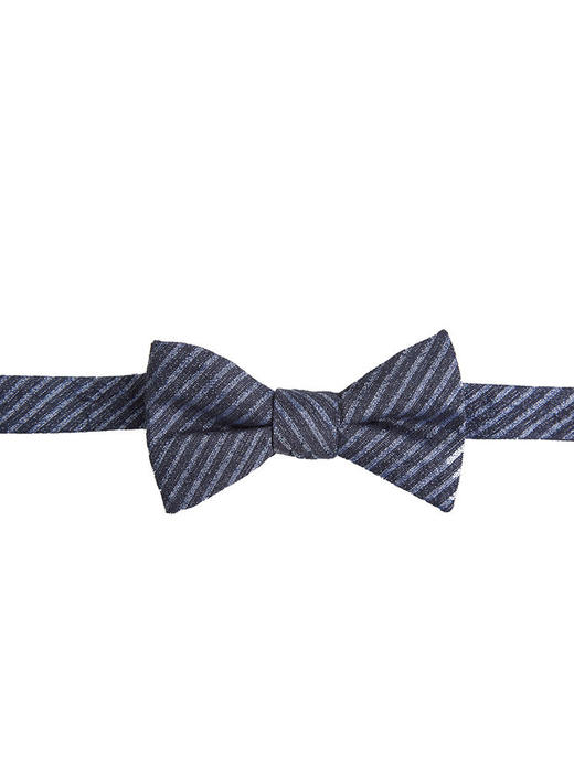 callisto深灰色斜条纹领带 丝绵混纺SOTIE005GY 商品图1