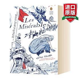 英文原版 Les Miserables 悲惨世界 企鹅经典豪华毛边版 英文版 进口原版书籍搭呼啸山庄怦然心动flipped原著相约星期二无声告白