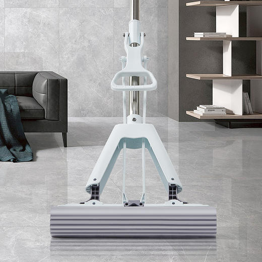 齐心L240 对折胶棉拖把 棉头长28CM 1杆1头（不锈钢直杆） 商品图4