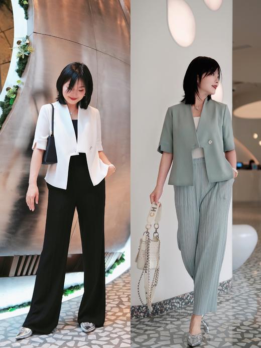 2023时尚潮流「穆勒拖」头层牛皮金属皮、真丝皮春夏凉拖鞋，轻奢篙档显质感，时尚与舒适兼具，skp奢品牌代工厂定制 2厘米跟高 手感细腻丝滑 光泽篙级优雅 超软羊皮里（银色/黑色 ） 商品图5