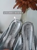 2023时尚潮流「穆勒拖」头层牛皮金属皮、真丝皮春夏凉拖鞋，轻奢篙档显质感，时尚与舒适兼具，skp奢品牌代工厂定制 2厘米跟高 手感细腻丝滑 光泽篙级优雅 超软羊皮里（银色/黑色 ） 商品缩略图13