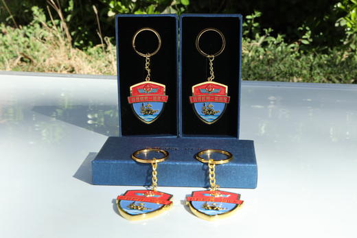 建设世界一流海军双面金属徽章挂扣 商品图1