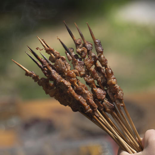 户外烧烤套装·一次性烧烤炉&盐池滩羊肉串组合  烧烤自由 商品图0