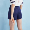 欧芮儿2018新款女装百搭收腰显瘦直筒休闲裤女短裤子＆ 商品缩略图1