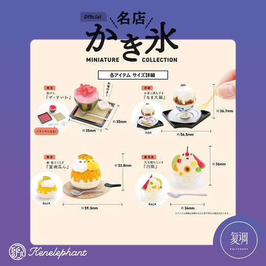 现货 Kenelephant 刨冰名店2代迷你收藏彩盒版 商品图8