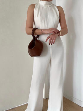 CG｜Gwyn Jumpsuit [高领无袖露背连体裤]