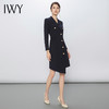 IWY/藏青色设计感西装连衣裙女修身高端商务裙子气质女神范正装Q13107 商品缩略图6