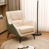 轻奢单人沙发椅设计师洽谈小户型科技布大堂客厅北欧懒人老虎椅 商品缩略图0