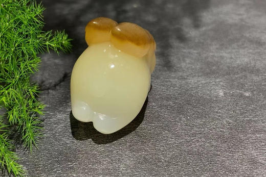 【御珠宫坊】糖羊脂白玉兔子 商品图1