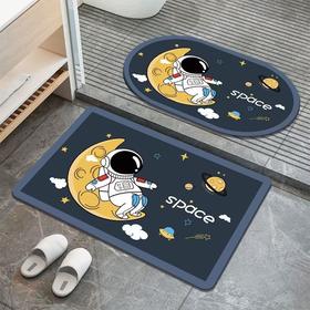 【好物推荐】太空人吸水软垫家用入户门脚垫浴室防滑地垫卫生间门口地毯