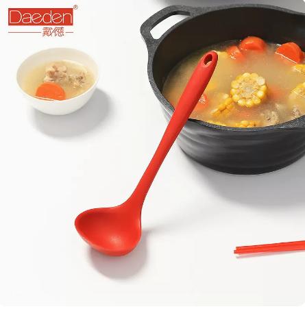 德国戴德硅胶汤勺专用耐高温家用厨具套装锅铲粥勺盛汤勺 商品图4