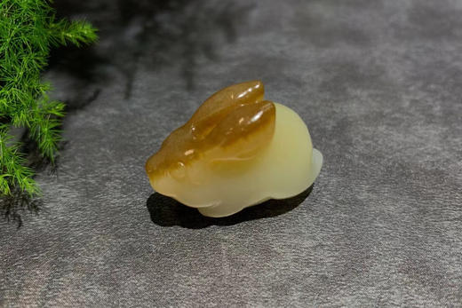 【御珠宫坊】糖羊脂白玉兔子 商品图4