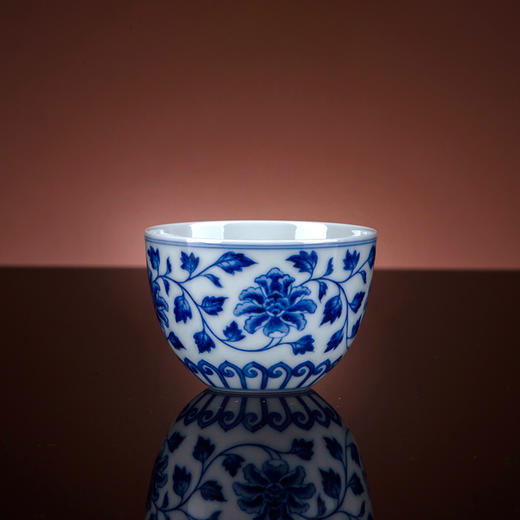 青花缠枝花卉纹6头茶具 商品图4