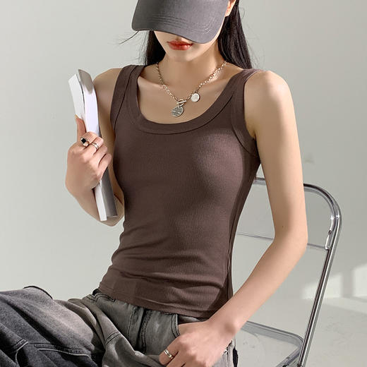 【39.9元2件 内搭背心，单拍1件不发】外穿无袖打底衫修身遮副乳吊带#异业福利 商品图9