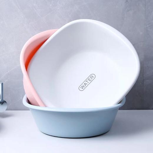 「8.9元包邮！三款配色」方型加厚塑料脸盆 加深学生宿舍居家日用卫生间洗衣水盆婴儿清洁工具洗脚盆 商品图1