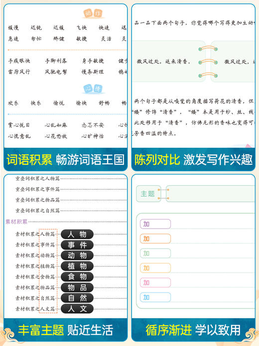 【斗半匠】加词法扩句法写作文3-6年级通用五感法作文 商品图3