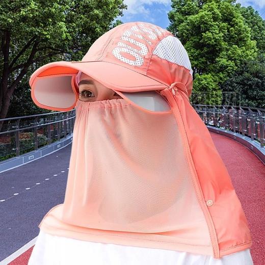 防晒帽子女防紫外线透气可折叠鸭舌帽 商品图5