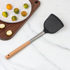 「两色可选！榉木手柄」硅胶不粘锅锅铲 硅胶木柄硅胶厨具铲子勺子厨房用品 商品缩略图1