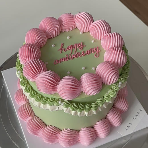 粉绿（裱花部分较为甜腻，建议刮掉不吃） 商品图0