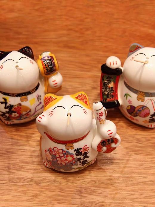 K-FYM-35501/35502/35503 牙签罐 8.5*8*8.5 招财猫 商品图0