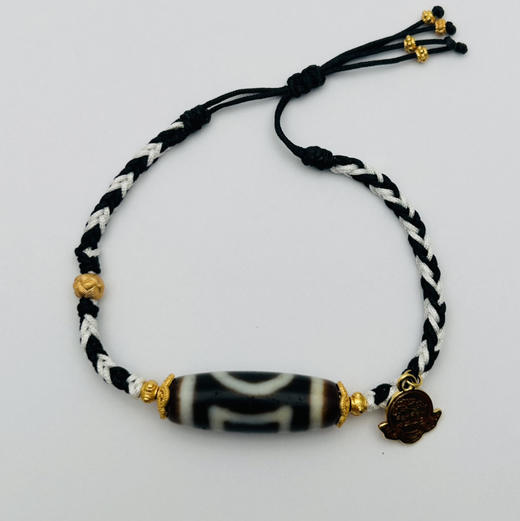 黑白天珠手绳 商品图0