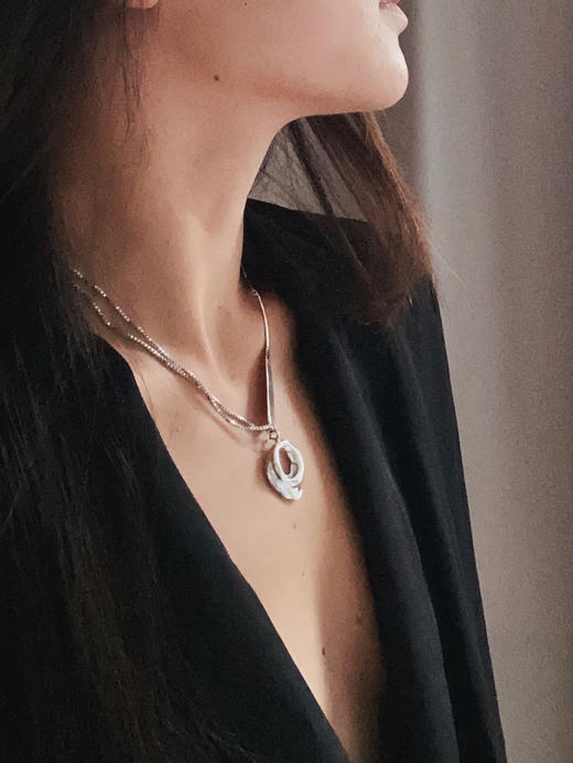 ABOAB｜Selene Necklace [ 项链 银 ]【PHASE】 商品图1