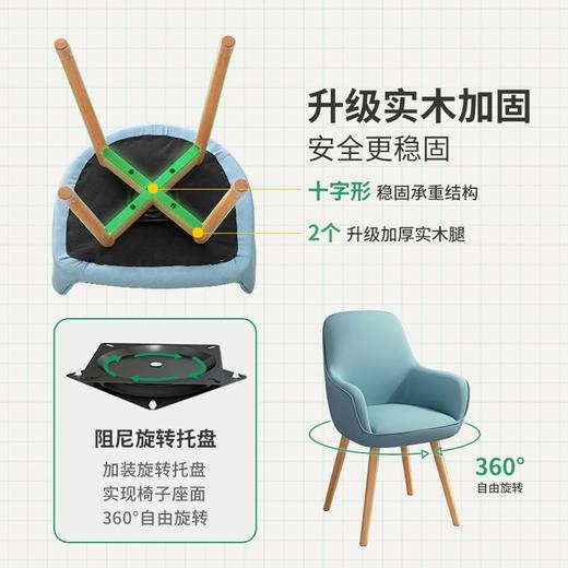 电脑椅子学习久坐舒服家用办公椅靠背化妆椅卧室宿舍大学生书桌椅 商品图1