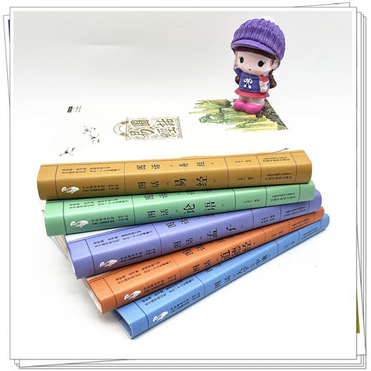 【全5册】中医人必读国学经典丛书 龙若飞 著 中国中医药出版社 图话（易经 孟子 论语 大学中庸 道德经）中医师承学堂丛书 书籍 商品图2