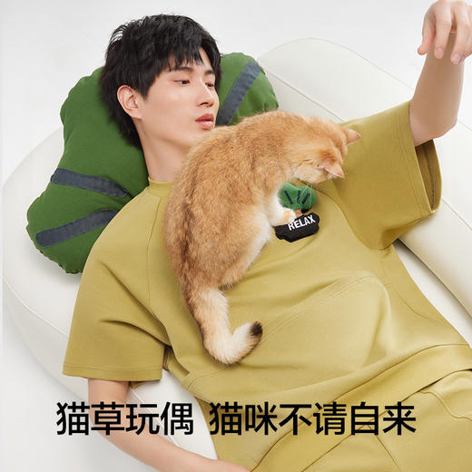 有棵树植物喵喵衣夏季男士家居服G-P1024 商品图4
