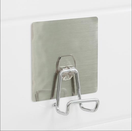 易牢永逸厨房挂钩吸盘免打孔创意门后挂衣架壁挂墙上免钉砧板菜板粘钩【不支持补差，非质量问题不退不换】S 商品图0