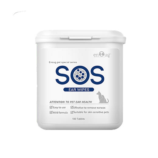 逸诺宠物湿巾耳部清洁除耳螨狗狗猫咪抑菌液泰迪除臭洁耳100片 商品图1