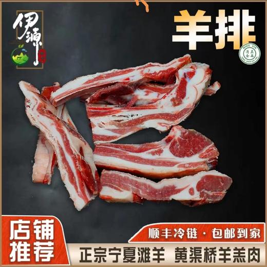 宁夏滩羊羊羔肉羊排500g*2包包装大气高端送礼煎烤炖汤烧烤 红焖 烤肉 商品图1